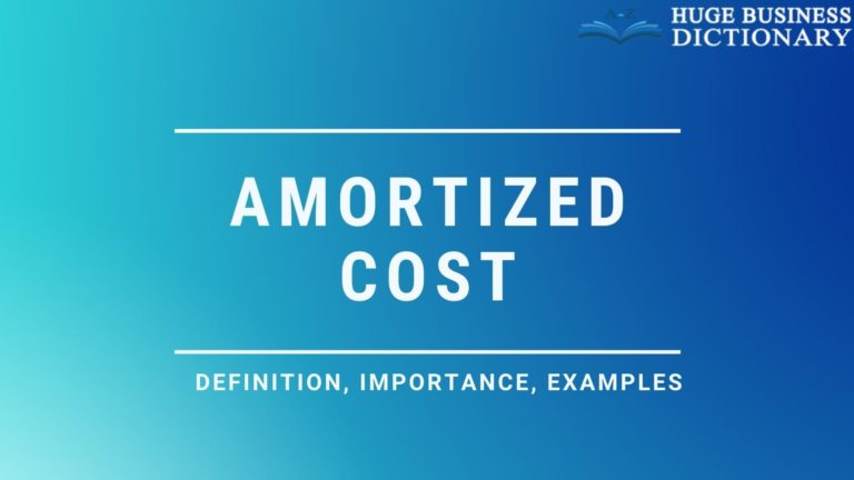 Amortized Cost